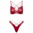 Cottelli Party - set reggiseno effetto lucido (rosso)