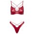 Cottelli Party - set reggiseno effetto lucido (rosso)