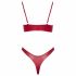 Cottelli Party - set reggiseno effetto lucido (rosso)