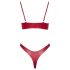 Cottelli Party - set reggiseno effetto lucido (rosso)