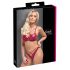 Cottelli Party - set reggiseno effetto lucido (rosso)