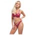 Cottelli Party - set reggiseno effetto lucido (rosso) - 80B/M