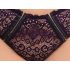 Set di Reggiseno Trasparente con Motivi in Pizzo per Taglie Forti Cottelli Curves - Viola  - 2XL