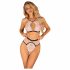 Set di Intimo Lilines Obsessive in Pizzo Rosa 