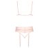 Set Intimo Baciabile in Pizzo Rosa 