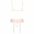 Set Intimo Baciabile in Pizzo Rosa 