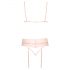 Set Intimo Baciabile in Pizzo Rosa 