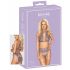 Baciabile - set di lingerie in pizzo (viola)