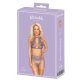 Set Intimo in Pizzo Perlato Kissable (Viola) 