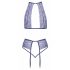 Set Intimo in Pizzo Perlato Kissable (Viola)  - L/XL