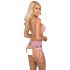 Set Intimo Ricamato Rose - Kissable (rosa) 