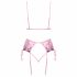 Set Intimo Ricamato Rose - Kissable (rosa) 