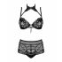 Set Intimo Floreale in Pizzo Trasparente Obsessive 