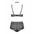 Set Intimo Floreale in Pizzo Trasparente Obsessive 