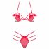 Obsessive Giftella - completo intimo con fiocco (rosso)