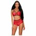 Set Intimo Leatheria Effetto Pelle (rosso) - Taglia S/M 