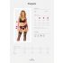 Set di lingerie Obsessive Chemeris con reggicalze (nero)  - M/L