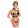 Abierta Fina - Set lingerie aperto con catene (nero)