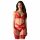 Obsessive Cupid Desir - completo intimo in pizzo (rosso)