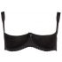 Reggiseno sollevatore di seno in pizzo con motivi floreali per taglie grandi - Cottelli (nero)  - 90D