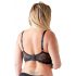 Reggiseno Sollevatore con Spalline e Anello per Taglie Forti Cottelli (nero) 