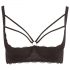 Cottelli Taglie Forti - reggiseno aperto con anelli (nero)