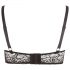 Cottelli Taglie Forti - reggiseno aperto con anelli (nero) - 90D