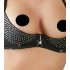 Abierta Fina - Set lingerie nero con dettagli scintillanti