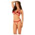 Obsessive Rubinesa - Set di lingerie piccante (rosso)