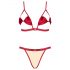 Obsessive Rubinesa - completo intimo piccante (rosso)