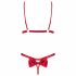 Obsessive Rubinesa - completo intimo piccante (rosso)