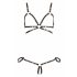 Bikini Bondage con Borchie di Cottelli - nero  - XL