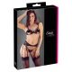 Cottelli - Set di Lingerie Aperta in Pizzo Nero 