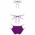 Bikini Balitta Luccicante con Allacciatura al Collo (viola) 