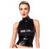 Noir - top lucido con zip (nero) - M