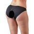 Slip Aperto in Pizzo Taglie Forti Cottelli - Nero 