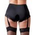 Slip Aperto con Reggicalze Cottelli Plus Size (nero) 