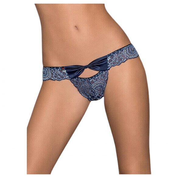 / Obsessive Auroria - slip ricamato con fiocco (blu)