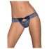 / Obsessive Auroria - slip ricamato con fiocco (blu)