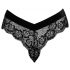 Cottelli Party - Slip in pizzo nero con catene