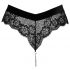 Cottelli Party - Slip in pizzo nero con catene - M