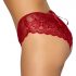 Cottelli - slip di pizzo aperto (rosso)