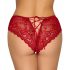 Cottelli - slip di pizzo aperto (rosso)