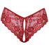 Cottelli - slip di pizzo aperto (rosso)