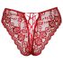 Cottelli - slip di pizzo aperto (rosso)