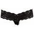 Tanga in Pizzo con Perle Decorative Cottelli (Nero) 