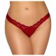 Tanga Cottelli con fiocco in raso da annodare sul retro (rosso) 