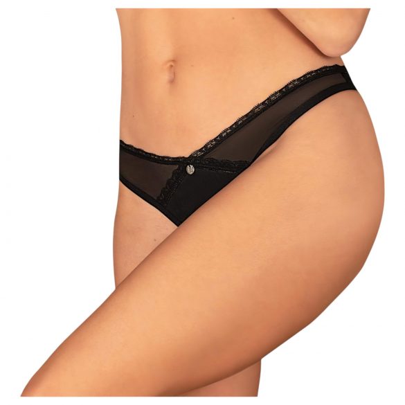 Tanga Obsessive Latinesa Aperto - Nero  - M/L