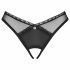 Tanga Obsessive Latinesa Aperto - Nero  - M/L