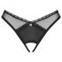 Tanga Obsessive Latinesa Aperto - Nero  - M/L